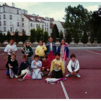 1990 - groupe école de tennis 2