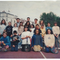 1990 - groupe école tennis